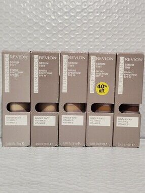 Revlon Illumination Serum Tint - EXPIRED Lot Of 5 Various Shades